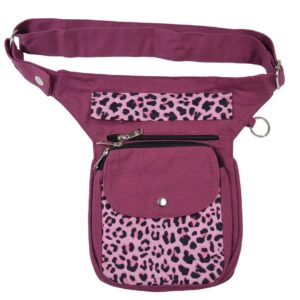 stylische Gassitasche SUPER Hannover (1004) mit Leopardenmuster