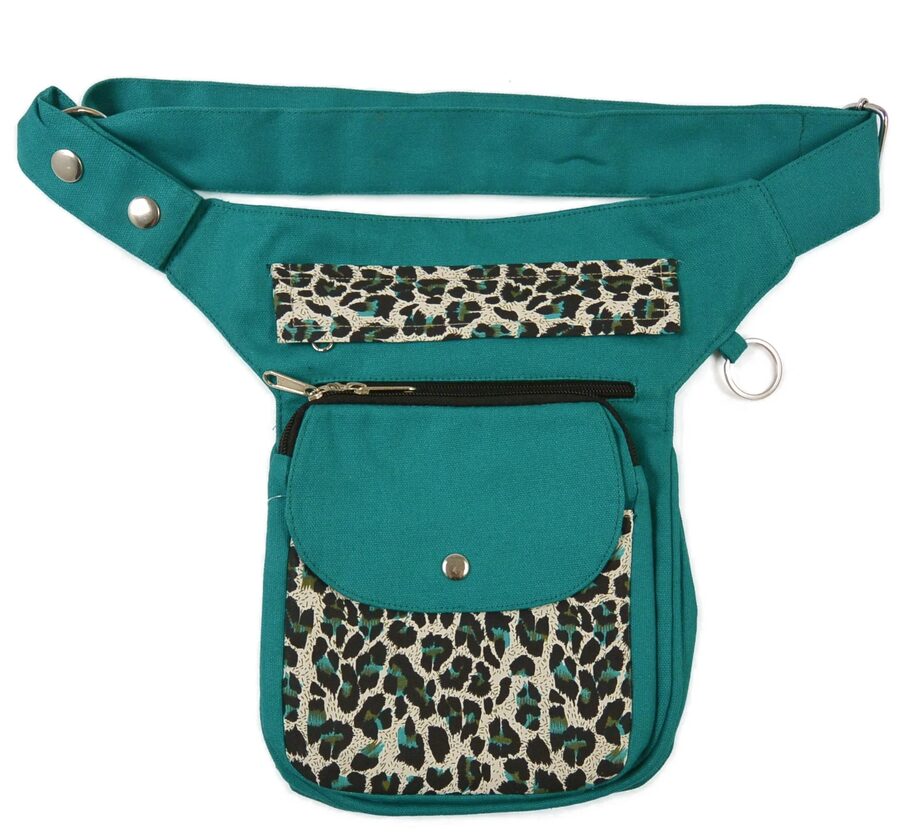 stylische Gassitasche SUPER Hannover (1003) mit Leopardenmuster