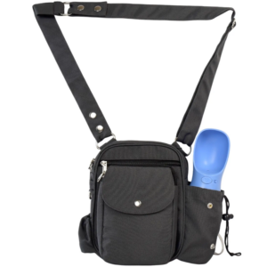 wetterfeste Gassi-Tasche Konstanz Rain (71024) mit Flaschenhalter und Gurtverlängerung